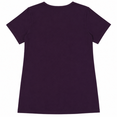 Short Sleeves Round Neck Front Graphic T-Shirt - W-29