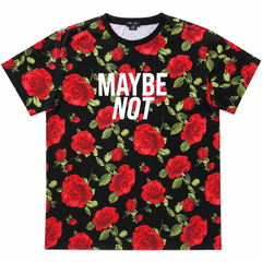 Short Sleeves Round Neck Front Graphic T-Shirt - W-34